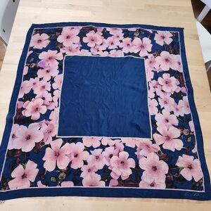 Vintage Anne Klein for Vera Companies 100% silk scarf